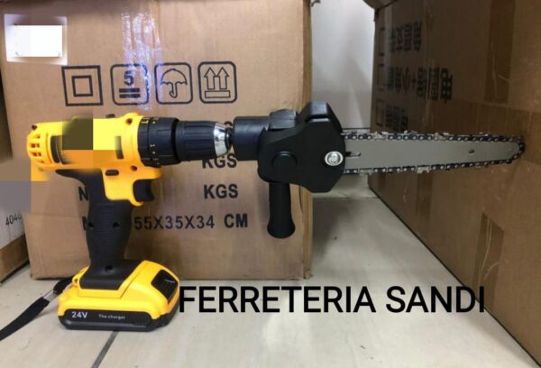 Adaptador de taladro motosierra